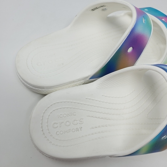 Classic Crocs Solarized Tie Die Sandals Slip On Women's 11 Unisex Men's … - Picture 4 of 8